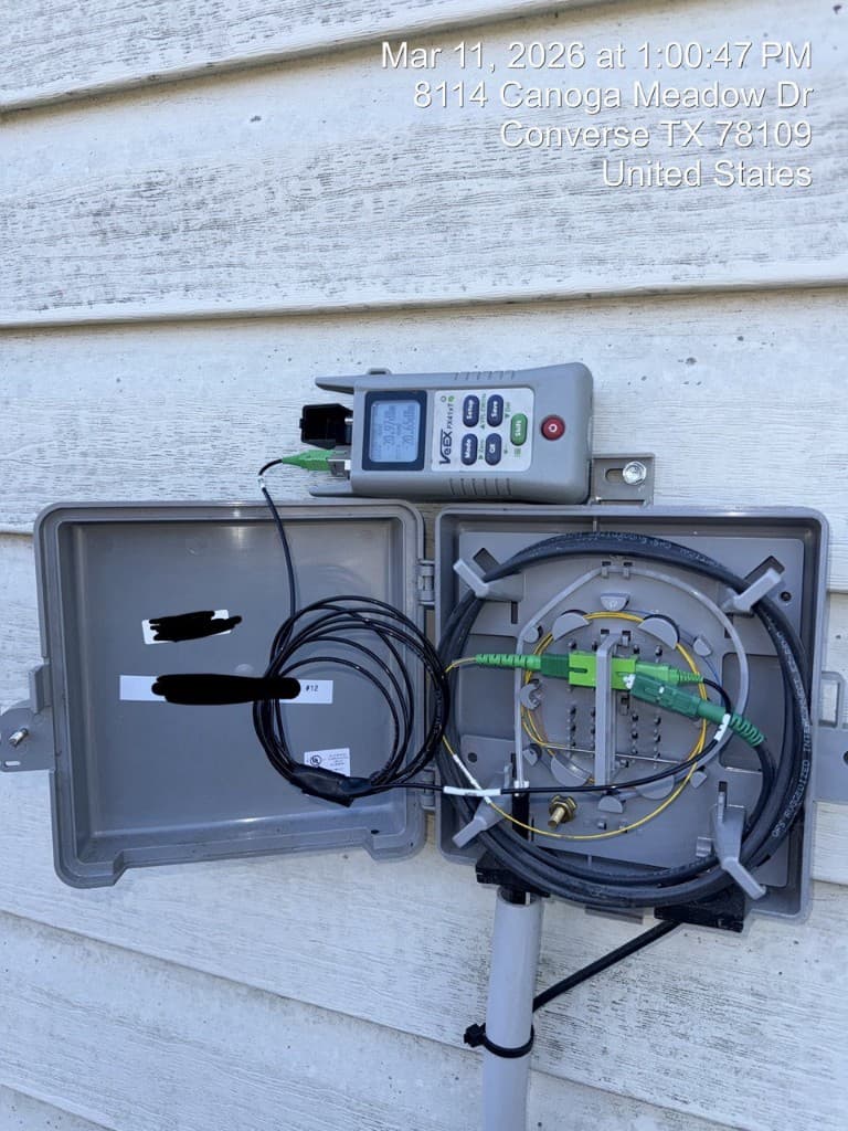 VeEX power meter at NIU